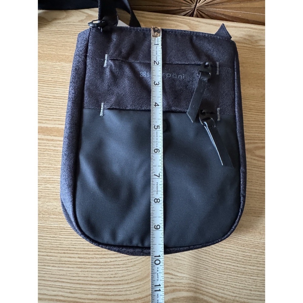 NWT Sherpani Lima Adjustable Antitheft Crossbody Bag With Bag Lock, Black - Picture 2 of 8
